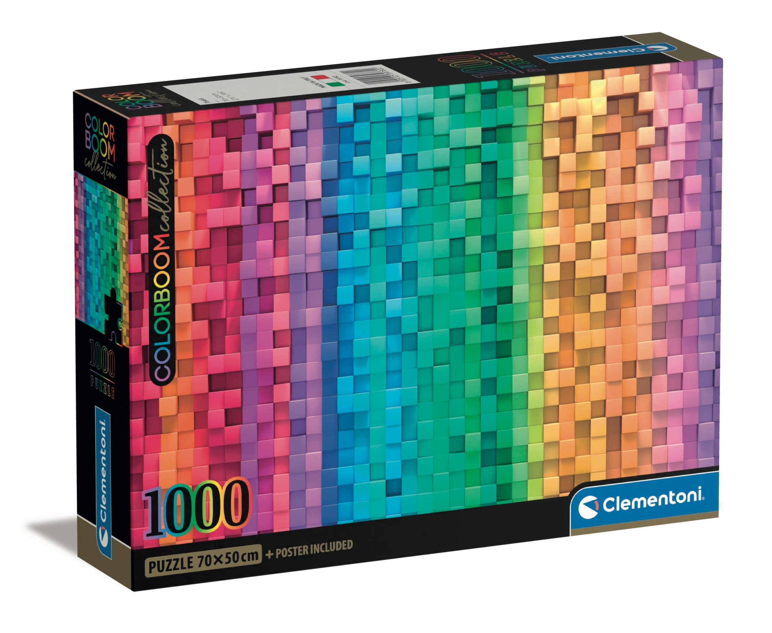 Clementoni, Puzzle, Kompaktowe Opakowanie, Colorboom, 1000 El Clementoni,p1368955913,zabawki P Clementoni, Puzzle, Kompaktowe Opakowanie, Colorboom, 1000 El Clementoni,p1368955913,zabawki P