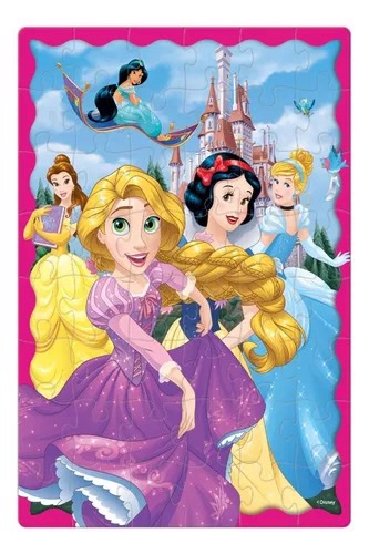 Rompecabezas Lenticular Princesas 48 piezas – Disney Novelty ...
